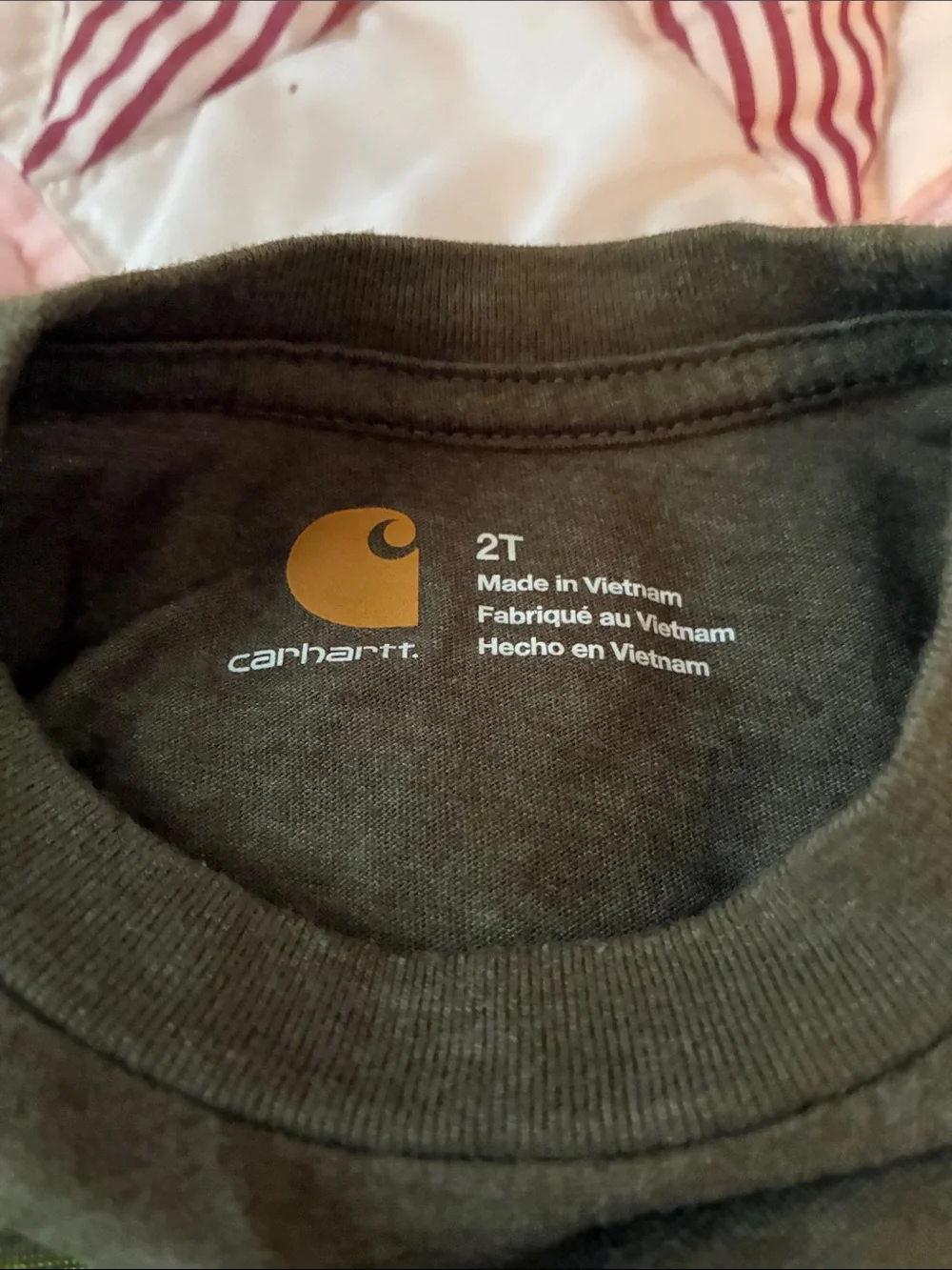 Carhartt Olive Green Boys' ATV Graphic Long Sleeve Tee 2T